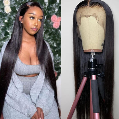Special Mother’s Day Deals 🌷💥Straight HD Transparent Lace Front Wigs Human Hair