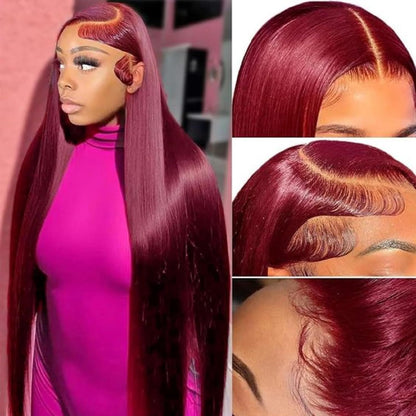 Special Mother’s Day Deals 🌷💥Straight HD Transparent Lace Front Wigs Human Hair