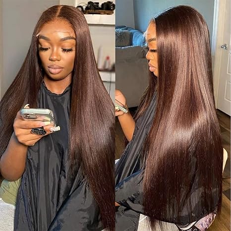 Special Mother’s Day Deals 🌷💥Straight HD Transparent Lace Front Wigs Human Hair