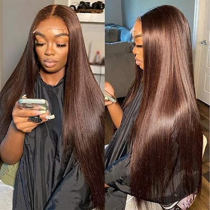 Special Mother’s Day Deals 🌷💥Straight HD Transparent Lace Front Wigs Human Hair