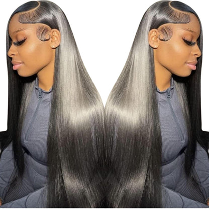 Special Mother’s Day Deals 🌷💥Straight HD Transparent Lace Front Wigs Human Hair
