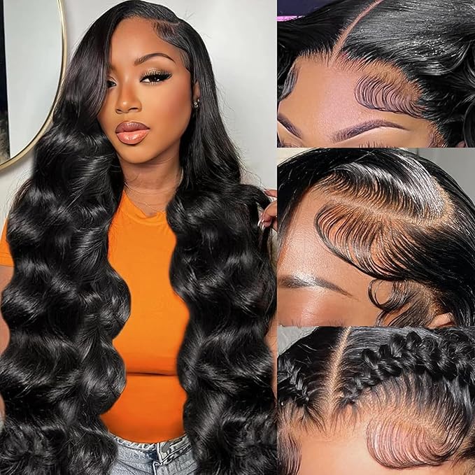 Special Mother’s Day Deals 🌷💥Straight HD Transparent Lace Front Wigs Human Hair