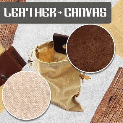 🔥LAST DAY 49% OFF - Handmade Cowhide Canvas Bag