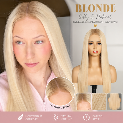 Special Mother’s Day Deals 🌷💥Straight HD Transparent Lace Front Wigs Human Hair
