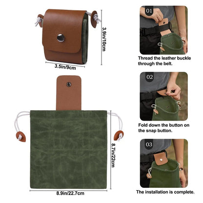 🔥LAST DAY 49% OFF - Handmade Cowhide Canvas Bag