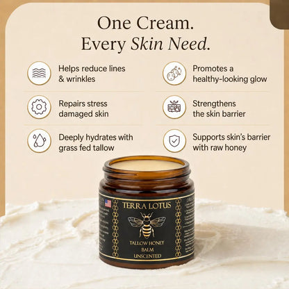 Grass-Fed Tallow Honey Balm
